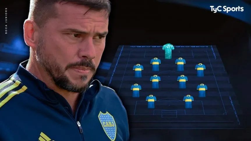 La formación de Boca vs. Godoy Cruz, por la Copa de la Liga